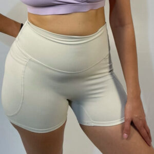 SportyChic Sandy Cream Shorts