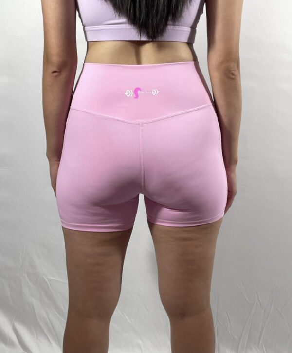 SportyChic Blush Pink Shorts - Image 3