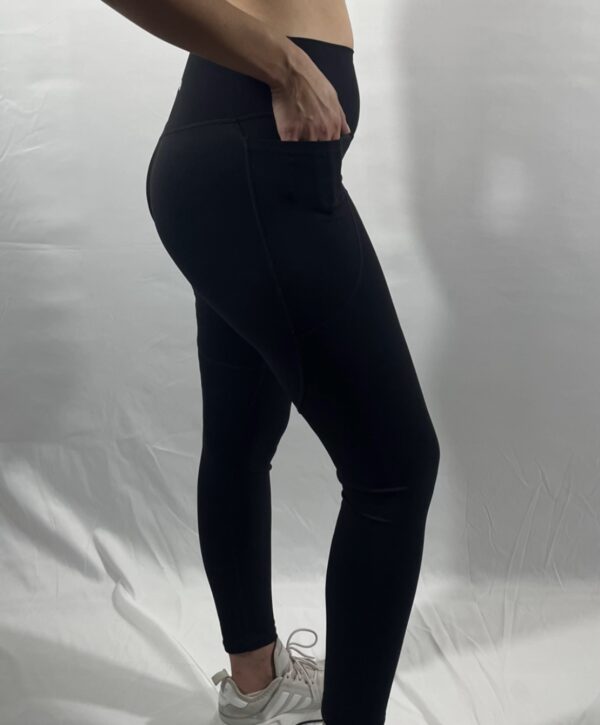 SportyChic Pocket Leggings -Black - Image 2